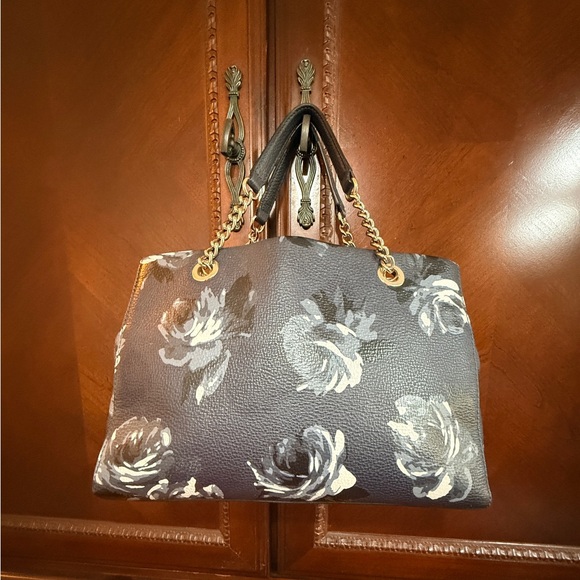 Kate Spade EUC  Briar Lane Night Rose 
Meena Satchel in navy multi-floral Gorg! - Picture 4 of 12